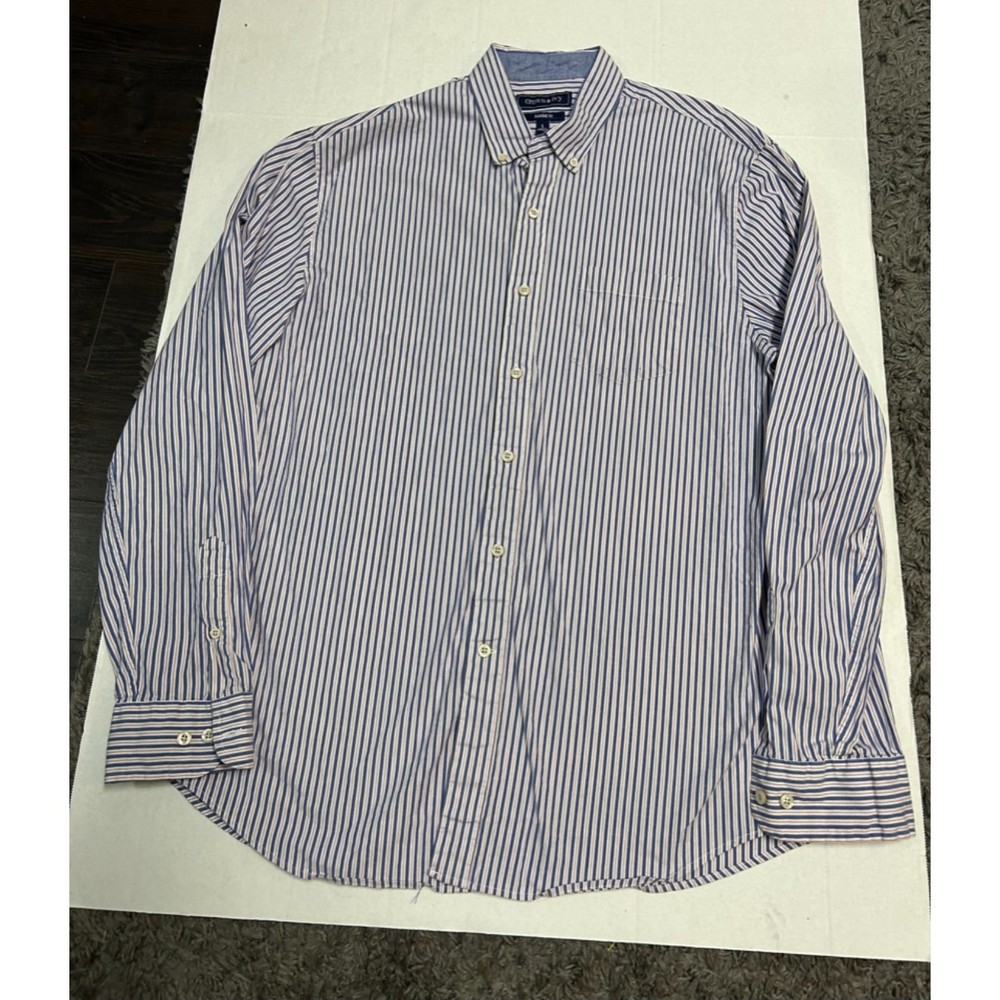 Mens Button Down Long Sleeve shirt Crown & Ivy L